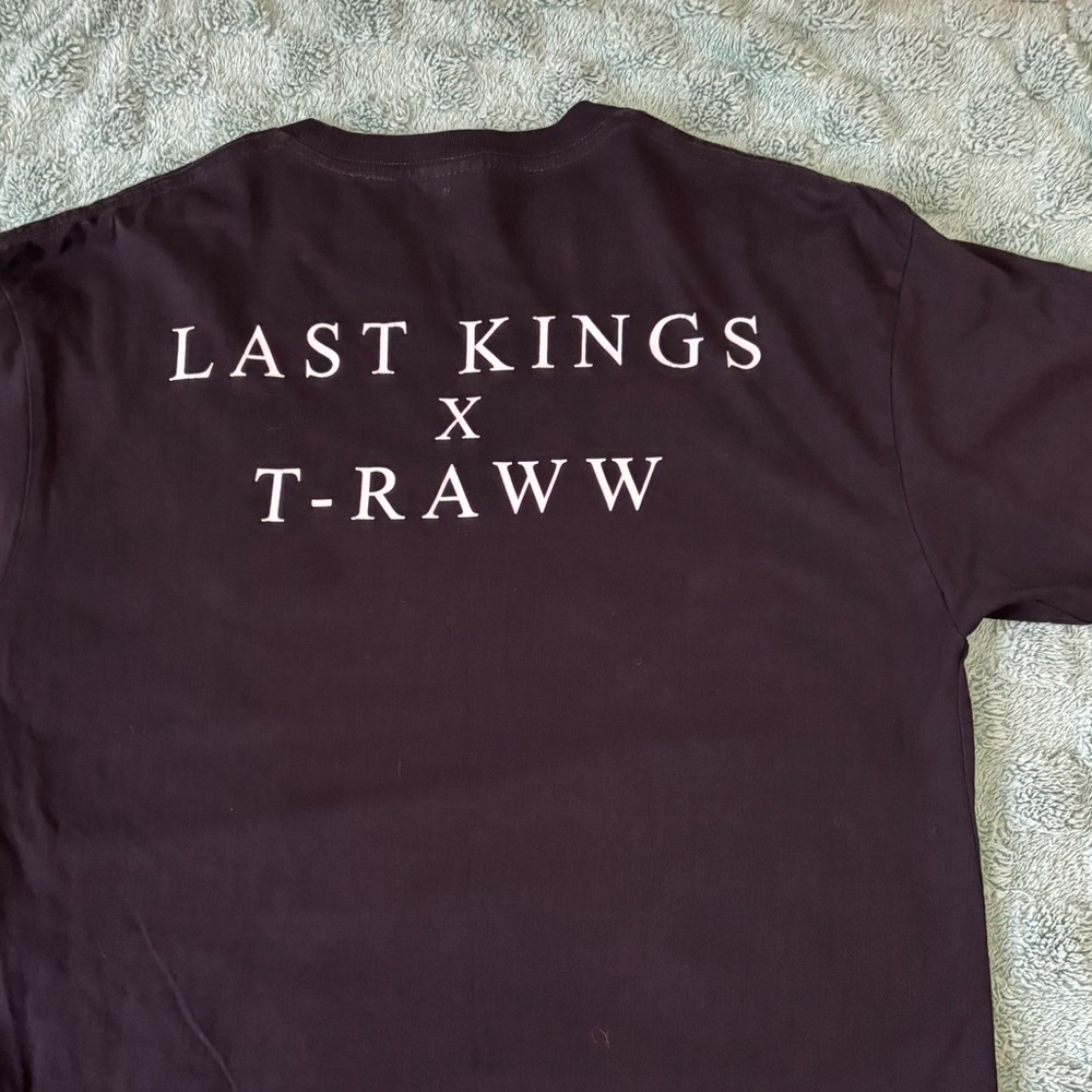 Last Kings Gold Pharaoh Graphic T-Shirt Black Streetwear - Picture 6 of 6